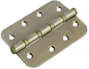 Петля дверная Morelli MS-C 100x70x2.5-4BB-AB универсальная скругленная (бронза) Петля дверная Morelli MS-C 100x70x2.5-4BB-AB универсальная скругленная (бронза)