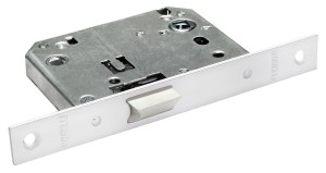 Дверная защелка бесшумная WC Morelli 2070P W (белый) Дверная защелка бесшумная WC Morelli 2070P W (белый)